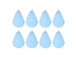 2 Plugues de Ouvido Silicone Reutilizáveis S/MARCA, à Prova D'Água