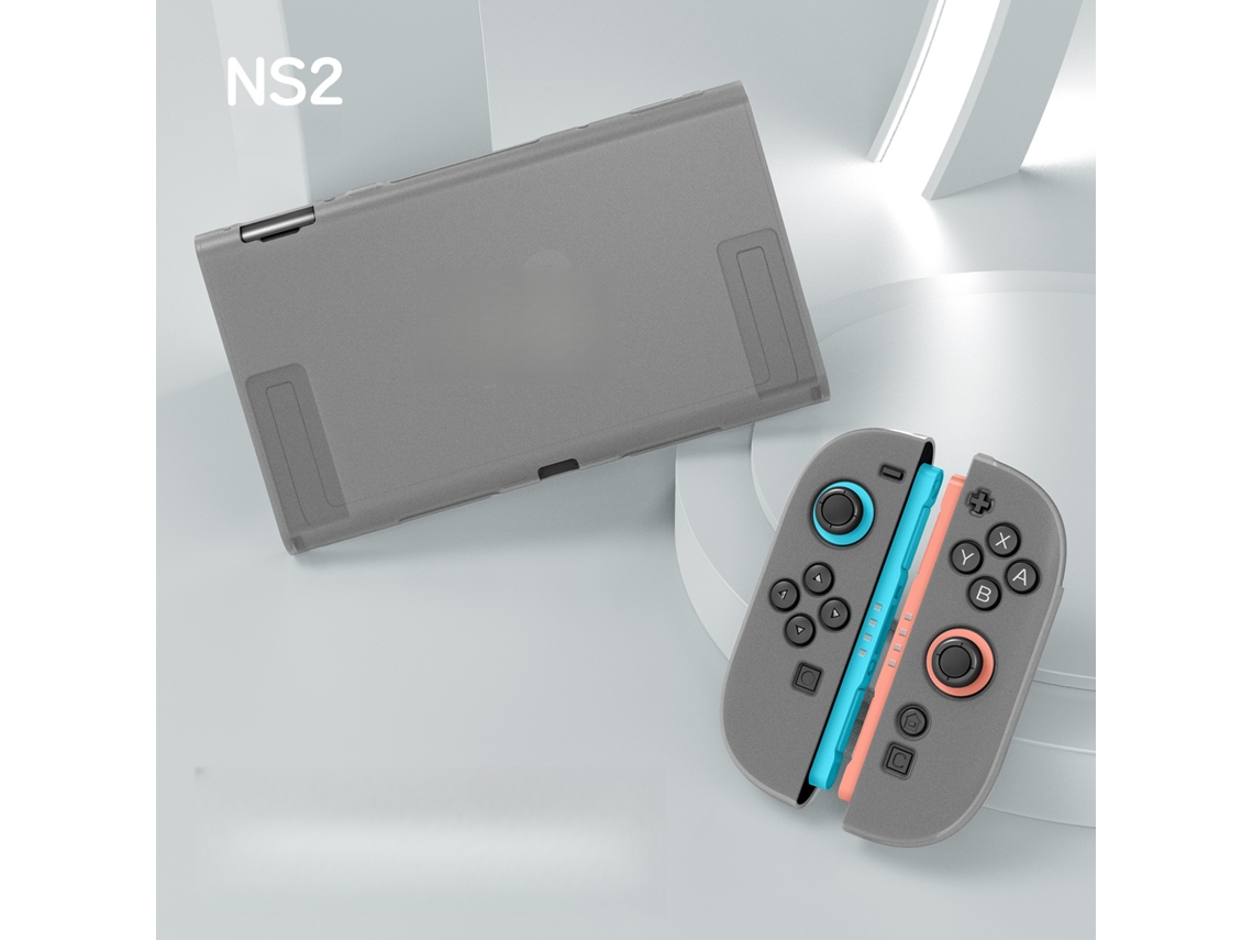 Capa para Nintendo Switch 2, Protetora de Tpu com Cobertura Total SPQMENT (transparente Fosca)