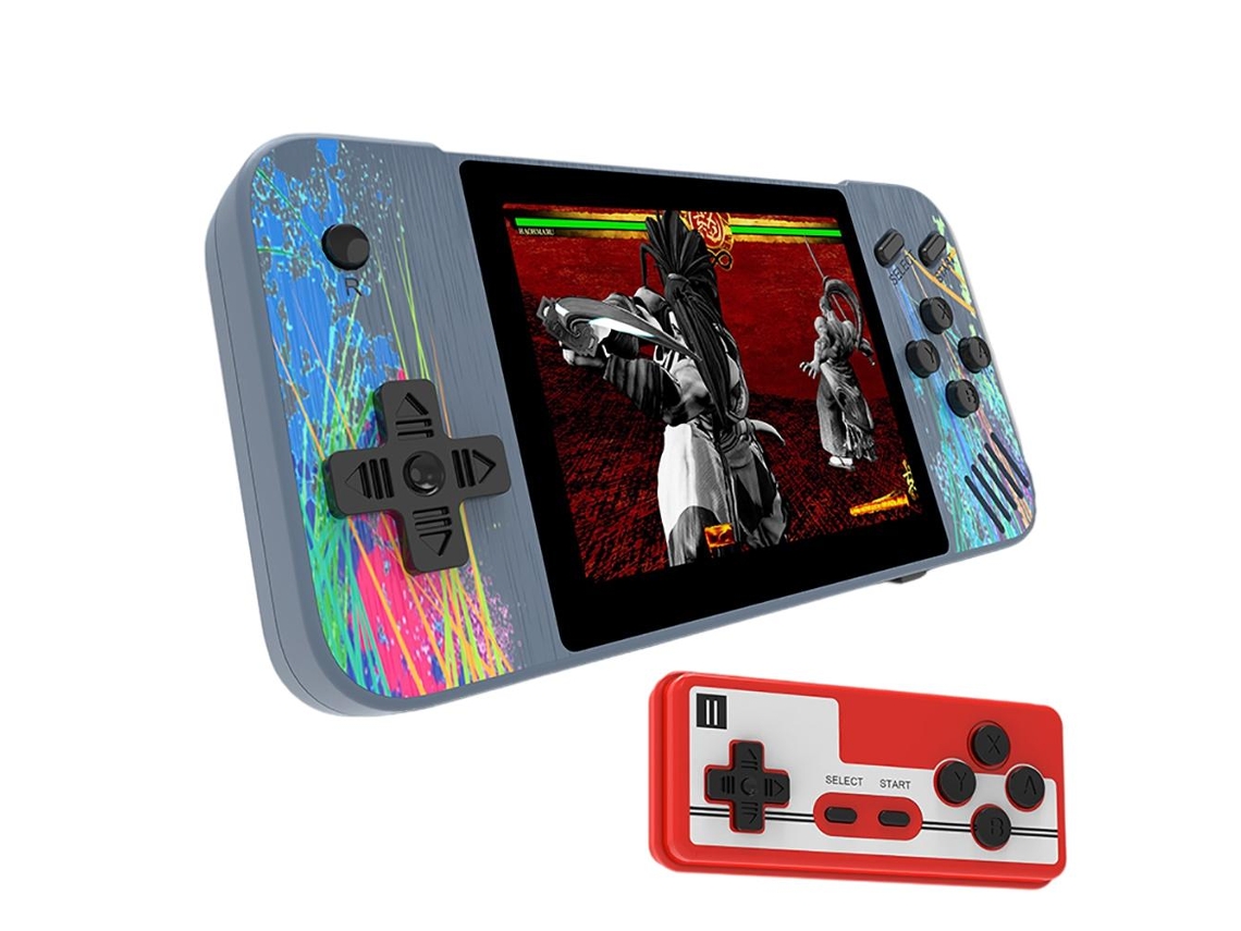 Aetheria console de Jogos Portátil Retrô com 800 Jogos Clássicos Tela 3,5 Polegadas 1200 Mah