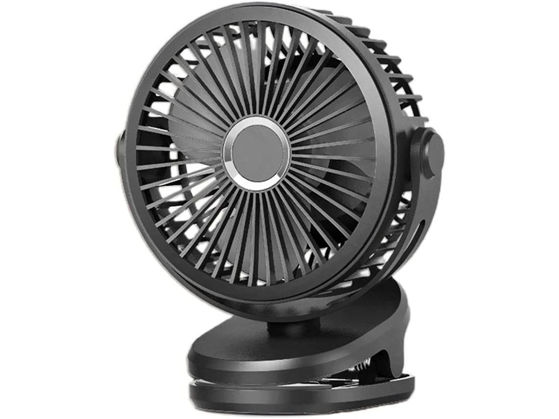 Ventilador De Mesa Pequeno, Recarregável Via Usb, 5000/10000 Mah Com Baterias, Ideal Para Quarto Ou Sala