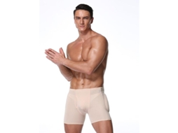 Calcinha Boxer Masculina com Apoio e Realce de Bumbum Preenchido Leve Cor