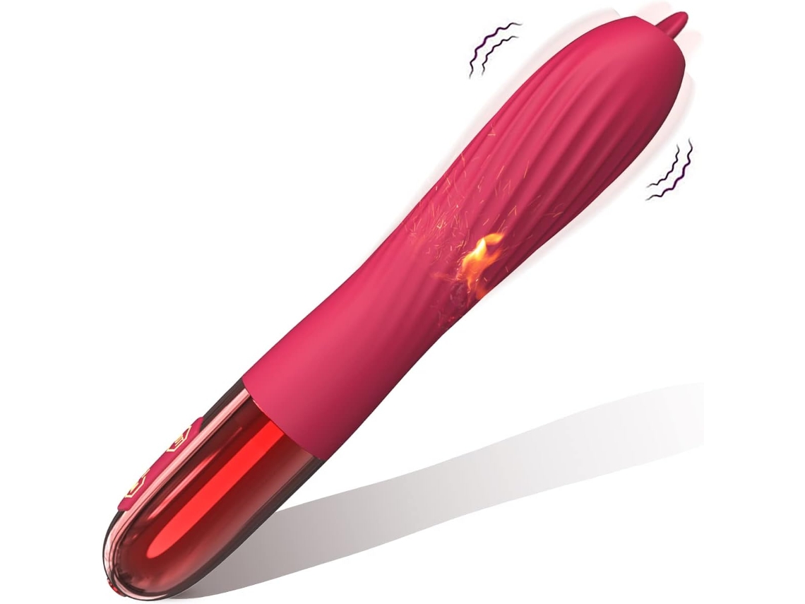 Vibrador Bullet Para Mulher – Vibrador Dildo Aquecido, Estimulador De Vagina Recarregável, Brinquedo Sexual Adulto Para Mulher (vermelho)