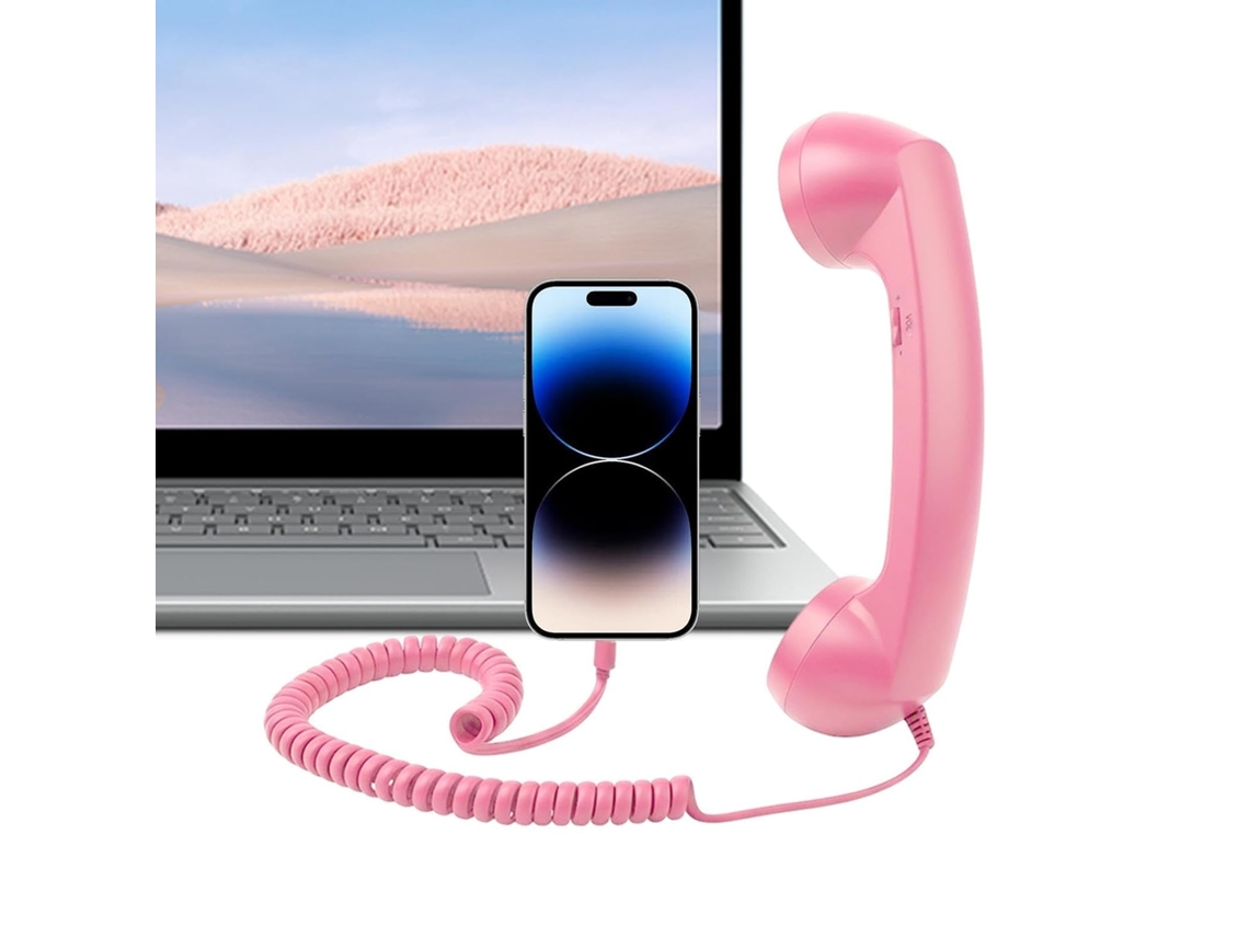 Fone De Ouvido Retrô Type-c Confortável Com Microfone