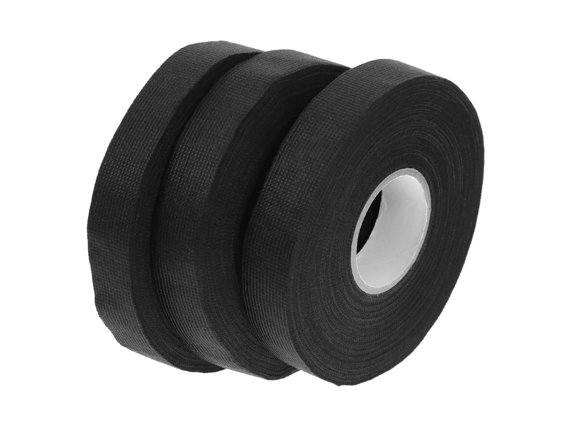 Fita Adesiva Preta Pretyzoom Para Chicotes Elétricos Automotivos, 19mm X 25m, Resistente A Altas Temperaturas, Para