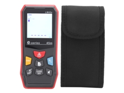 Medidor de Distância Laser Lm45e Portátil Infrarojo com Medição de Área Volume 45m Precisão ±2mm