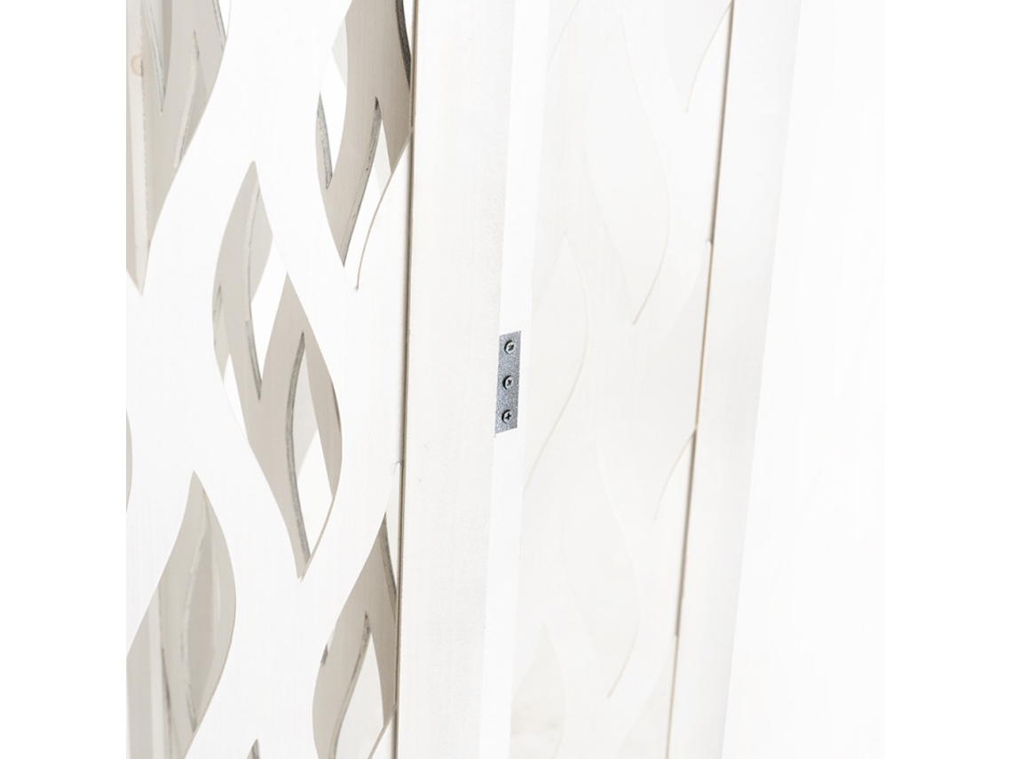 Biombo Siels De Madera Y Lienzo - 180x120.6 Cm, Decorativo Y Práctico