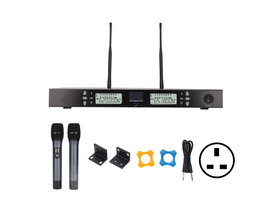 Sistema de Microfone Sem Fio LAXISCREED 100 Canais