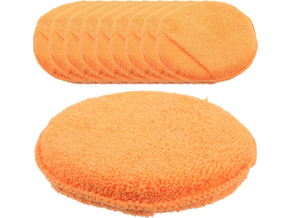 Aplicadores De Cera De Microfibra - Esponjas De Limpeza Macias - Esponjas Redondas
