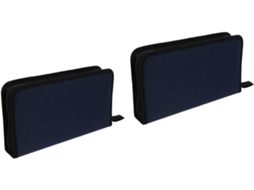 Conjunto De 2 Sacos Organizadores De Cds Em Tecido Oxford Para Uso Doméstico, Recipiente Prático, Az Gokoco
