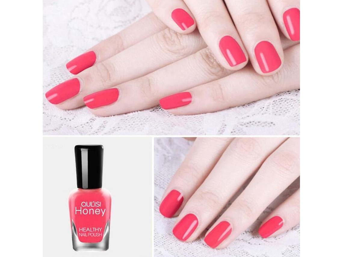 Fasst 8ml Esmalte de Uñas Oulisi Acuoso Desprendible Duradero 08 Belleza Durazno CUIDADOS