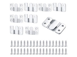 10 Suportes De Montagem Flush Ocultos, Heavy Duty, Conectores De Móveis De Aço Inoxidável Para Parede