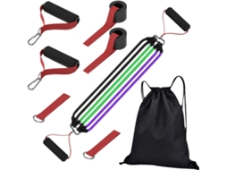 Conjunto De Faixas Elásticas Resistência Para Academia | Acessórios Portáteis Látex Natural Treinamento Em