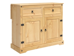 Vidaxl Conjunto De Ilha De Cozinha 2 Unid. Cera De Mel Pinho Maciço