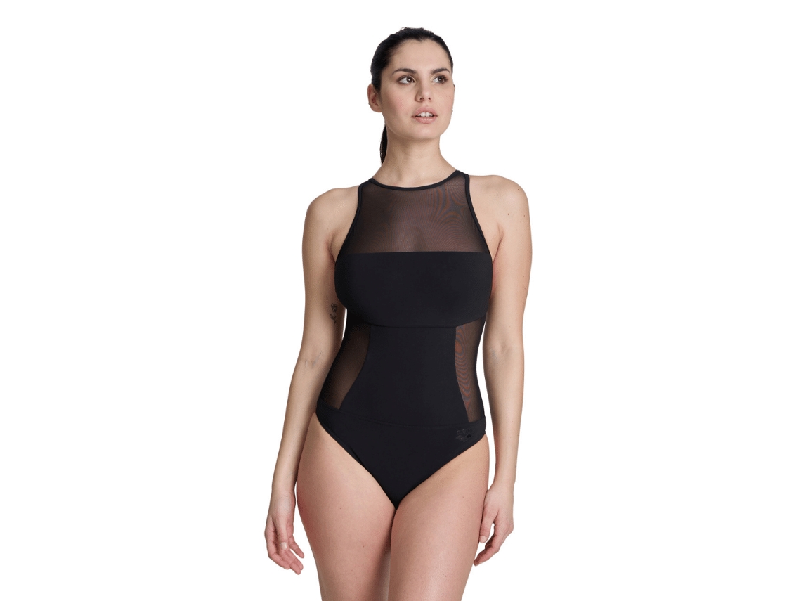 Painéis de malha W Swim Pro Back Preto Arena