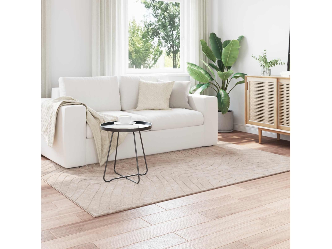 Vidaxl Tapete Para Uso Interno E Externo Palmeras Bege 120 X 170 Cm