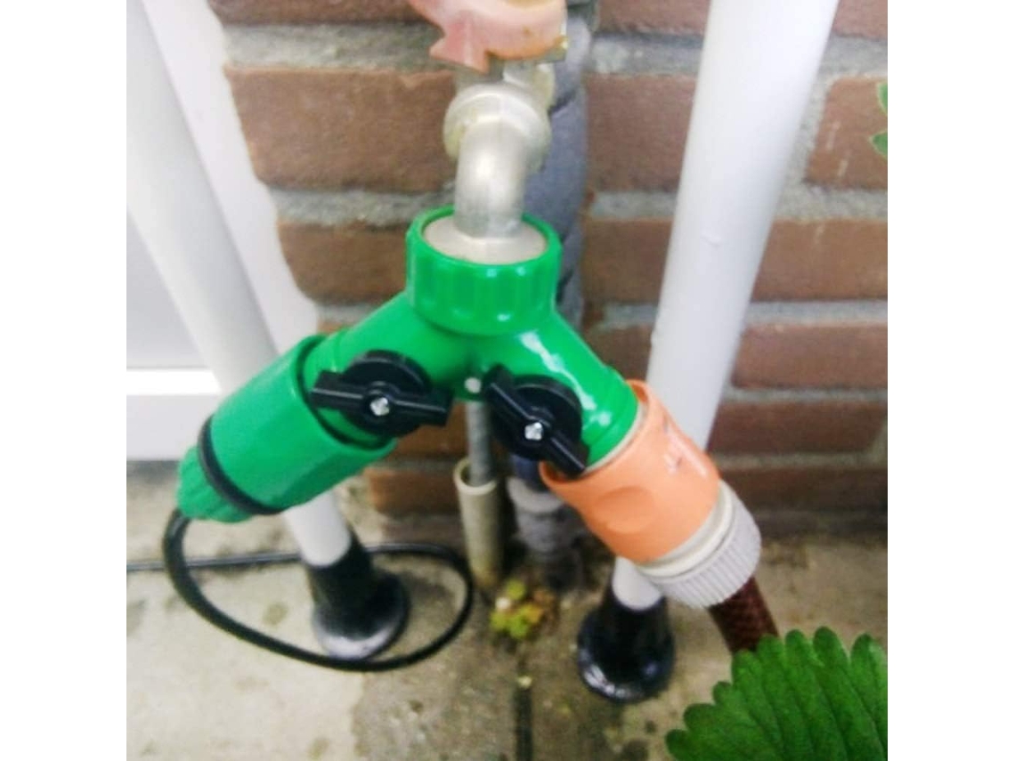 Conexão de Torneira de Lavadora de Plástico em Forma de Y Ferramenta de Jardim