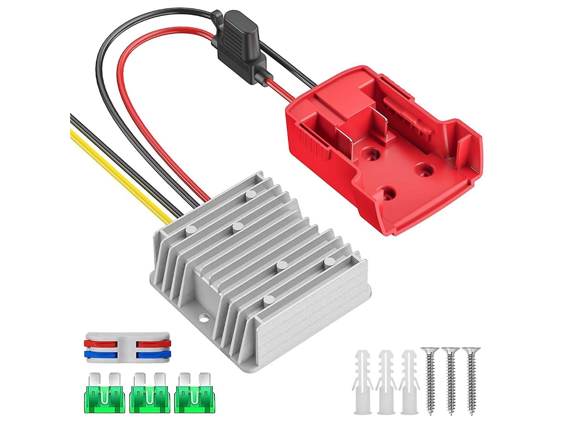 Conversor De 18v Para 12v Compatível Com Adaptador De Bateria, Conversor Buck Dc 12v 20a 240w. Aquaforge