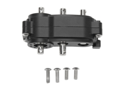 Mali caixa de Transferência de Caixa de Engrenagens 2 Velocidades 313mm Rc Peças Cnc para Carro Rc Scx10 1/10 Preto