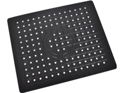 Tapete para pia com furos de drenagem (preto)