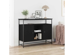 Vidaxl Buffet Carvalho Preto 100 X 35 X 80 Cm Derivados De Madeira