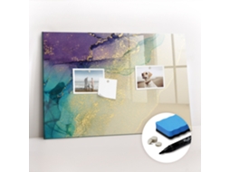 Quadro Magnético Decorativo Abstração Elegante Para A Cozinha Espelharte (60x40 Cm)