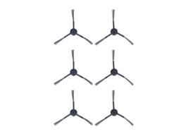 Pincel Lateral Primerox para aspirador Lydsto R1, 6 peças, substituição, acessório