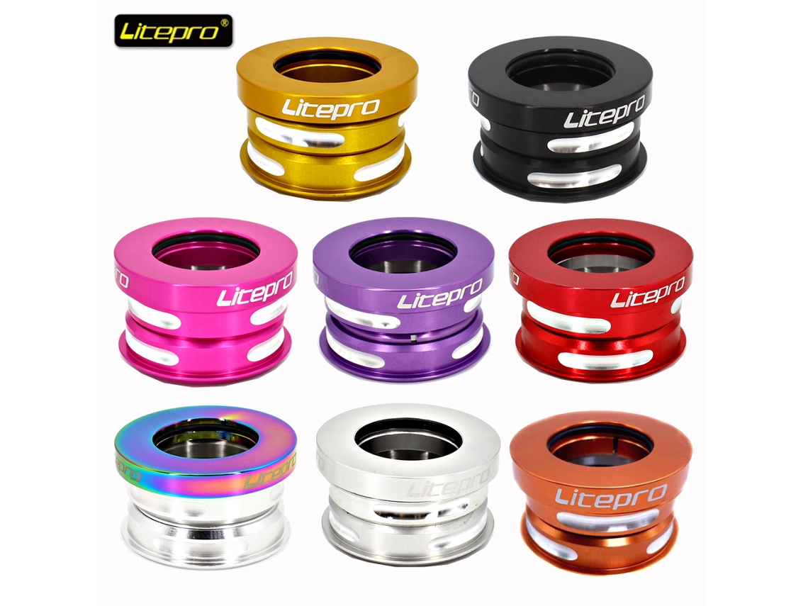 Bicicleta Dobrável Litepro 44 Mm Com Rolamento Integrado De 1 1/8 Para Garfo Bmx E Copos De Ciclismovayotoy
