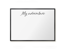 Magnetic Board For Wall My Adventure For The Bedroom Espelharte (70x50 Cm)