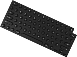 Capa De Teclado Elevada Em Silicone À Prova D'água Para Unhas Compridas