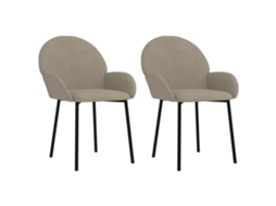 Dining Chair, Dining Chairs Vidaxl Cinzeto Veludo (n/a)