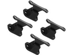 Conjunto De 4 Suportes Trava Porta Em Formato T Da Happyyami Com Superfície Lisa, Fáceis De Instalar, Autocaravanas