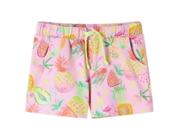Calções De Criança Com Cordão Rosa Suave 104