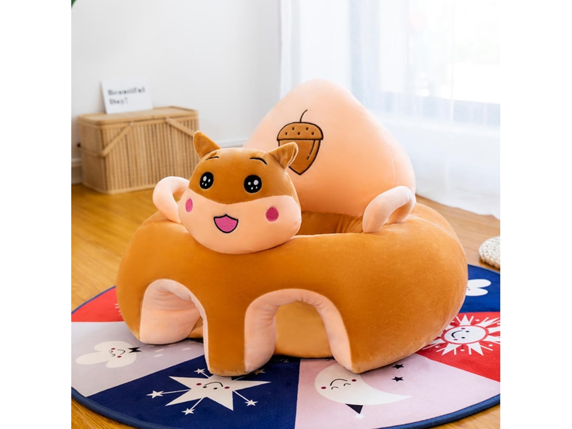 Cadeira De Apoio Para Bebé Eifson Sofá De Peluche Com Suporte Ergonómico E Base Antiderrapante - Hamster