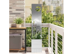 Vidaxl Tela De Privacidade Para Jardim Fretwork Prata 32 X 32 X 150 Cm