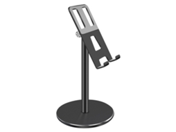 Suporte Universal Ajustável Para Celular De Mesa - Preto