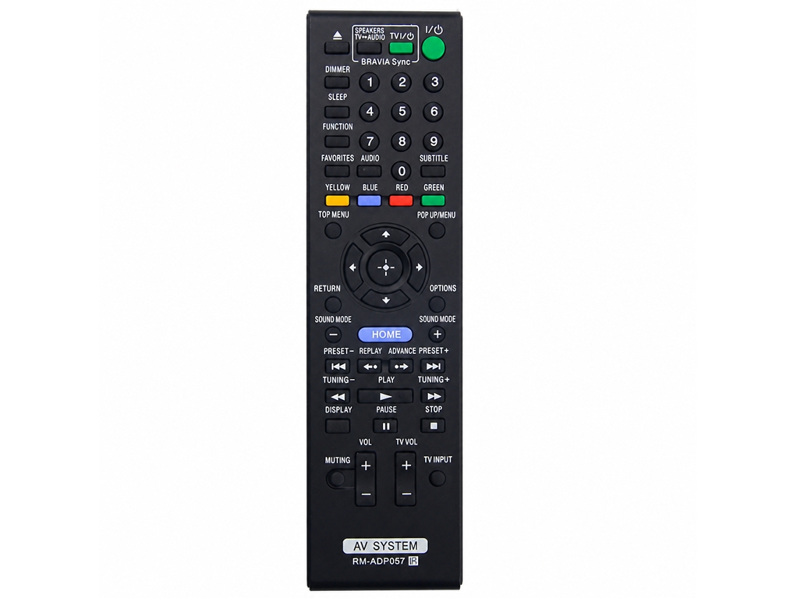 Comando Remoto Compatível Com Sony Blu-ray Dvd Av System Rm-adp057_dae