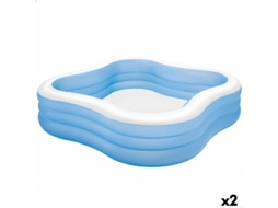 Piscina Insuflável Intex Azul 229 X 56 X 229 Cm 1250 L 2 Unidades