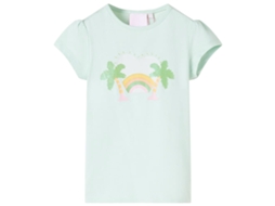 T-shirt Infantil Menta-claro 92
