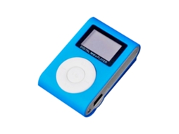 Reprodutor Mp3 LAXISCREED Cartão Metal com Tela Azul
