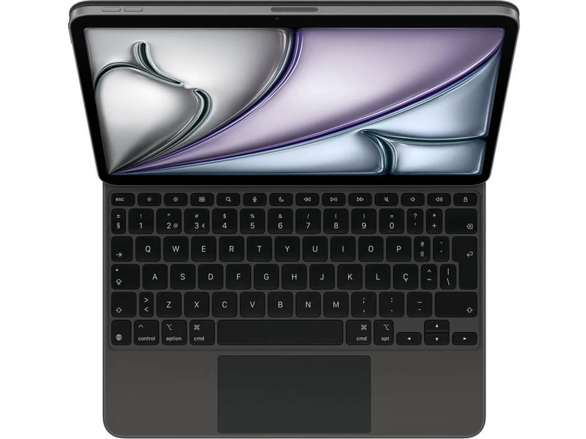 Teclado APPLE Magic Keyboard para iPad Air 13-inch (M3 - Português - Preto)