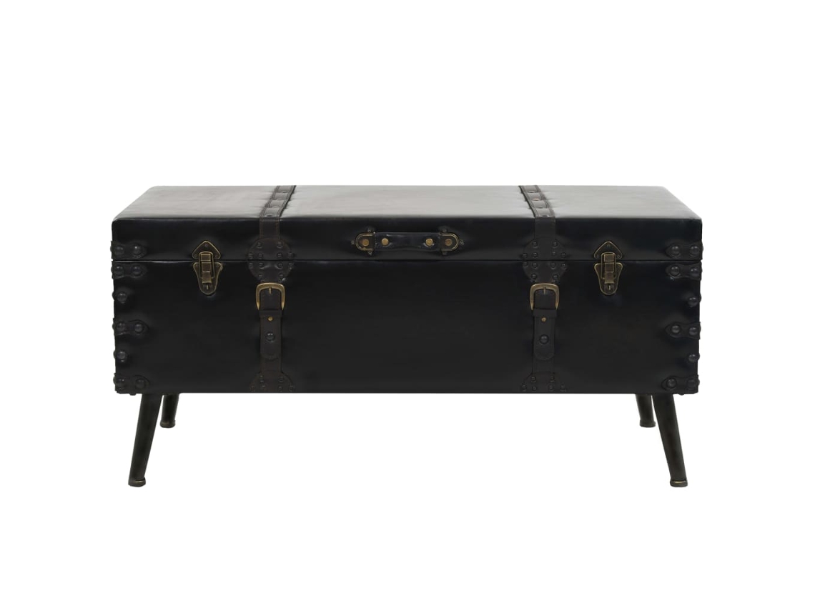 Mesa de Centro em Mdf e Aço 102x51x48 Cm MAISON EXCLUSIVE