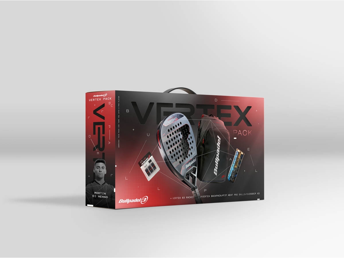 Conjunto de Raquete de Padel BULLPADEL Vertex04 Martim Di Neno