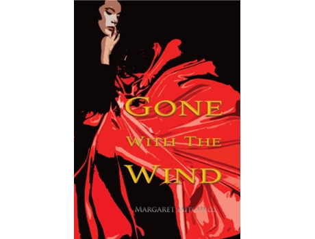 Livro Gone with the Wind de Margaret Mitchell (Inglês - Capa Dura)