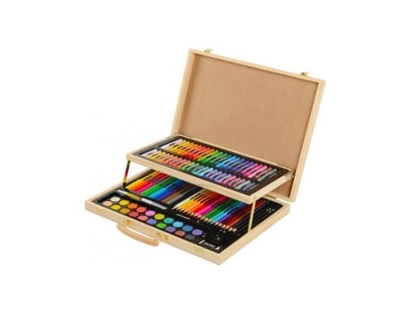 Livro Caja Madera Con 106 Piezas Surtido Junior Art Studio De Desconocido (espanhol)