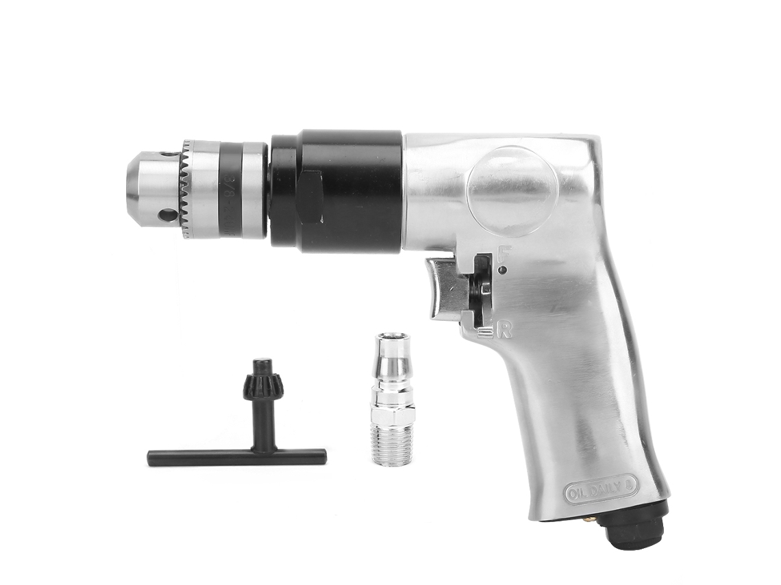 Taladro Neumático Industrial De 3/8 Polegada Com Conector Rápido Estilo Japonês, Portabrocas 1.5-10mm