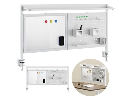 Separador De Escritório / Organizador Ergo Office, Carga Máx. 10kg, Quadro Branco, Largura 1116mm, Branco, Er 301 W