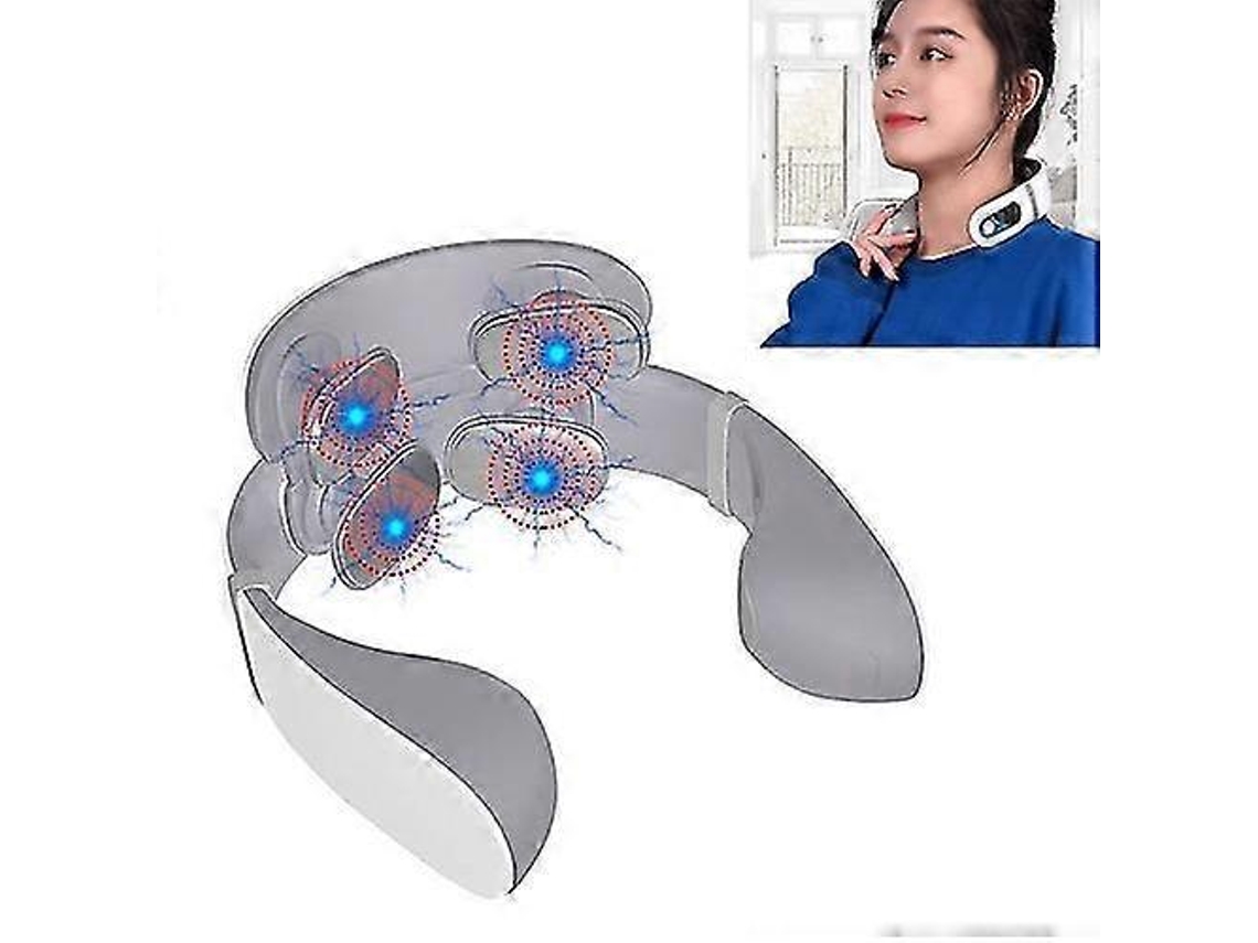 Compressa Quente Multifuncional Pulse Para Fisioterapia, Massageador De Ombros E Pescoço, Massageador Cervical, Protetor De Pescoç Aquaforge