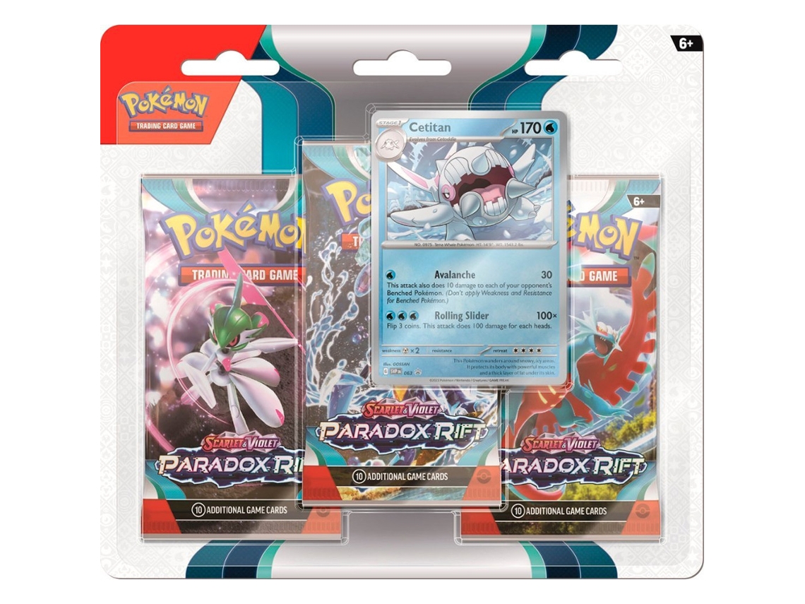 PKM Scarlet&Violet Paradox Rift 3-Booster Blister (EN)