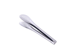 Pinça de cozinha Rebe em aço inoxidável, 28 cm (11 pol.), resistente ao calor, ideal para carnes, legumes, frutas e pães.
