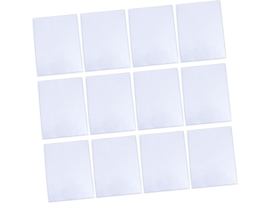 Ciieeo 12 Peças Pochettes Foto De Proteção Plástica Étuis Para Fotos De Jogos De Cobertura Transparentes Para
